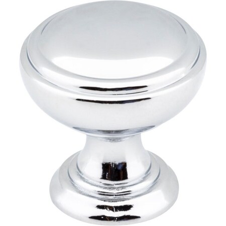 Jeffrey Alexander 1-1/4" Diameter Polished Chrome Tiffany Cabinet Knob 658PC